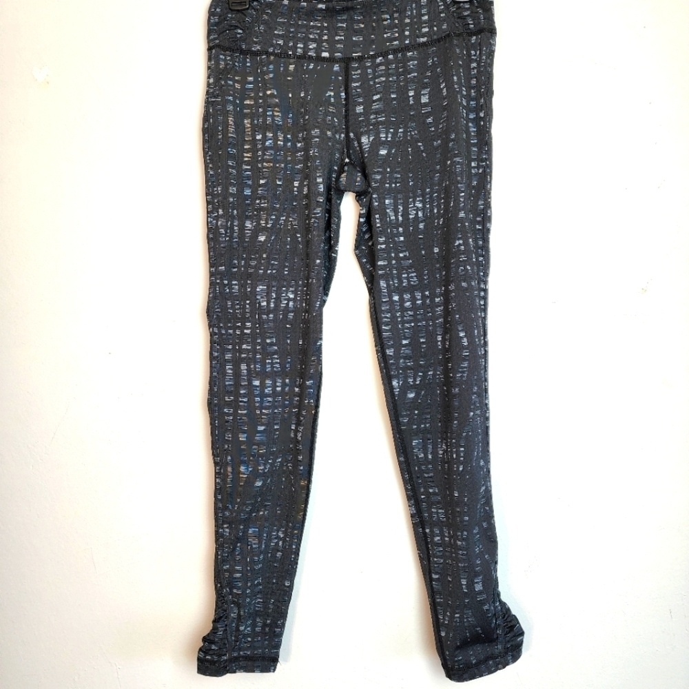 Free 2 B by County Black & Gray Women's Leggings Size M